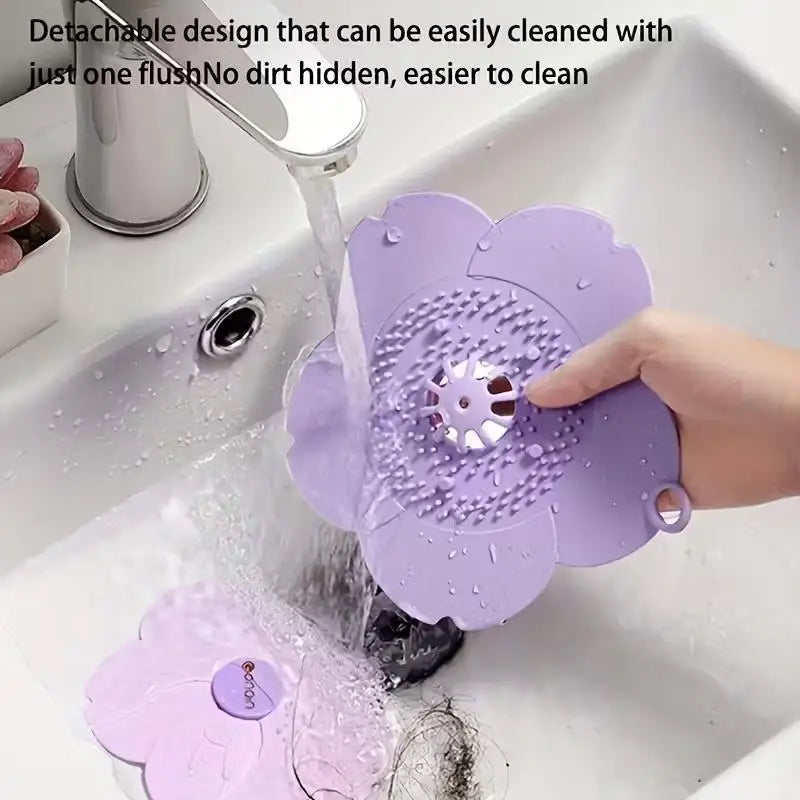Silicone Drain Plug & Filter – Multi-Function Deodorizing Protector for Shower, Bath, Kitchen, Easy Install Zpaxo