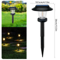 LED Bright Solar Landscape Pathway Lighting Outdoor Waterproof 3 Modes Solar Garden Lights for Yard Path Walkway Lawn Decoration Zpaxo Solar Pathway Light 4pcs