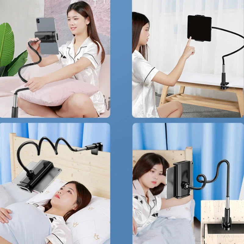 Tablet Bracket for Bed iPad Stand 360° Rotating Bed Tablet Mount Stand with 90cm Metal Arm For 4.7~12.9 inch Phone Tablet Holder Zpaxo