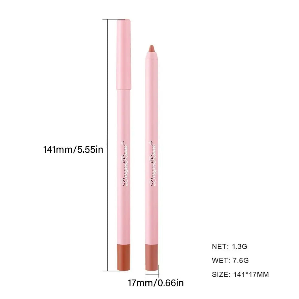 New Waterproof Lipliner Pencil Velvet Matte Lip Liner Natural Outline Lip Contour Line Lipliner Pen Zpaxo