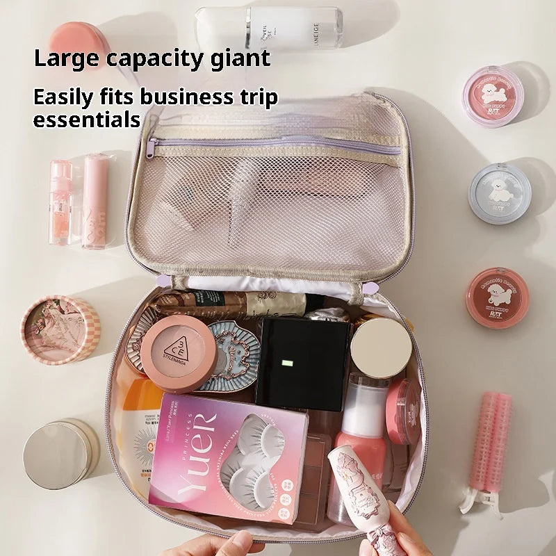 Hot Ins Striped Travel Storage Bag, Bathroom Cosmetics, Dry and Wet Separation, Wash Bag, Multi-functional Bedroom Storage Bag Zpaxo