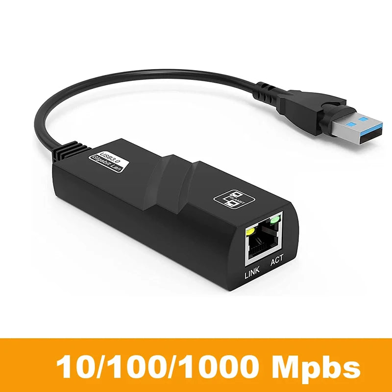 1000Mbps WIFI Adapter 3 0 USB HUB Ethernet C RJ45 Gigabit Network
