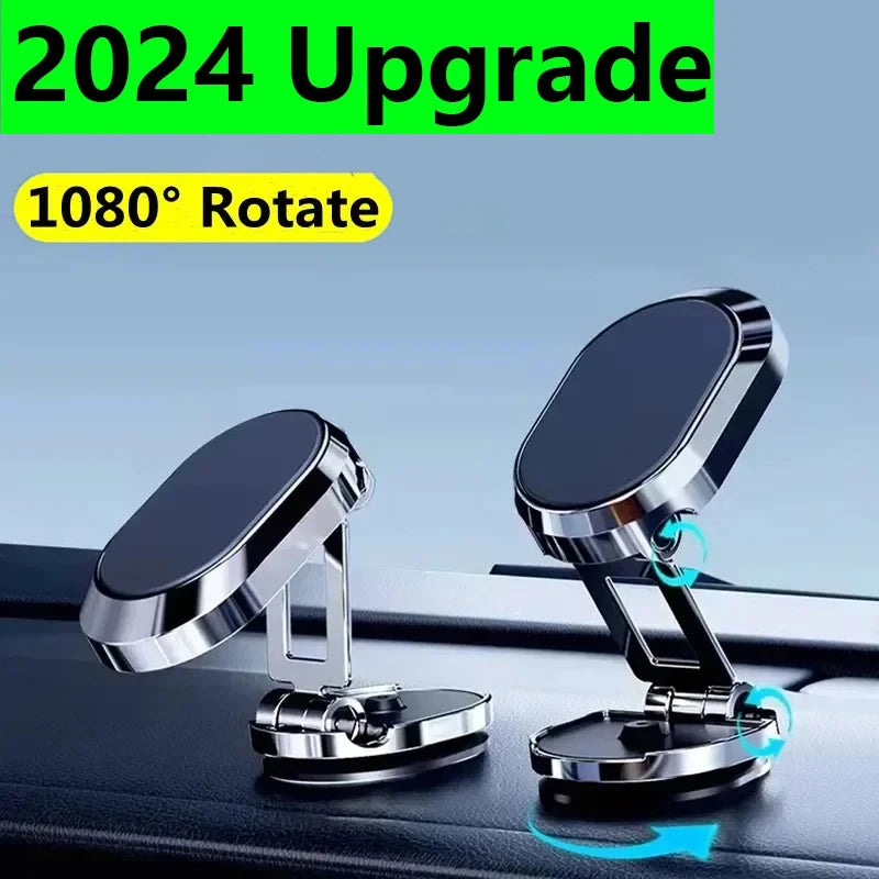 1080 Rotatable Magnetic Car Phone Holder Magnet Smartphone Support
