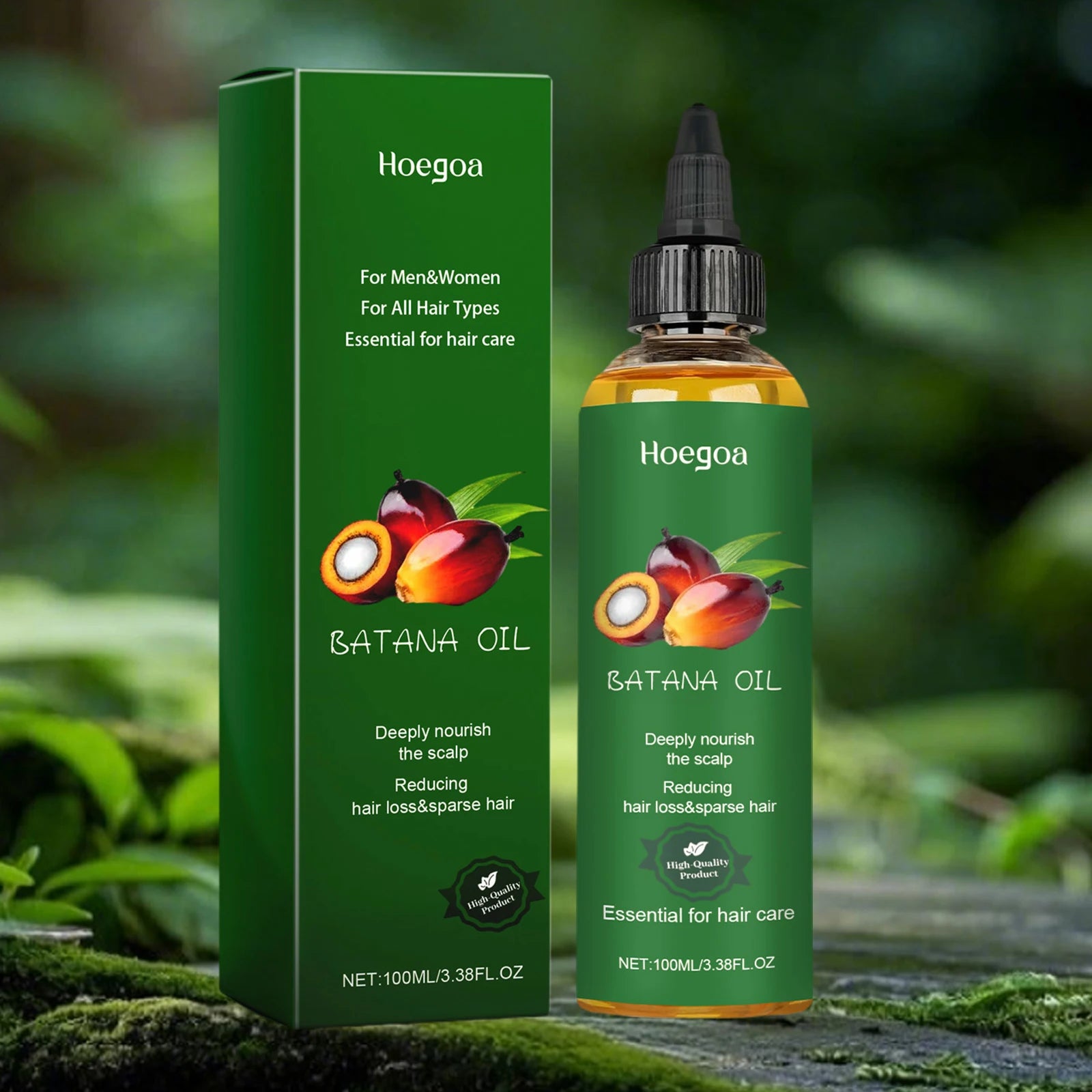 HOEGOA Hair Growth Oil – Scalp Nourishing & Frizz Control Hair Growth Oil Zpaxo