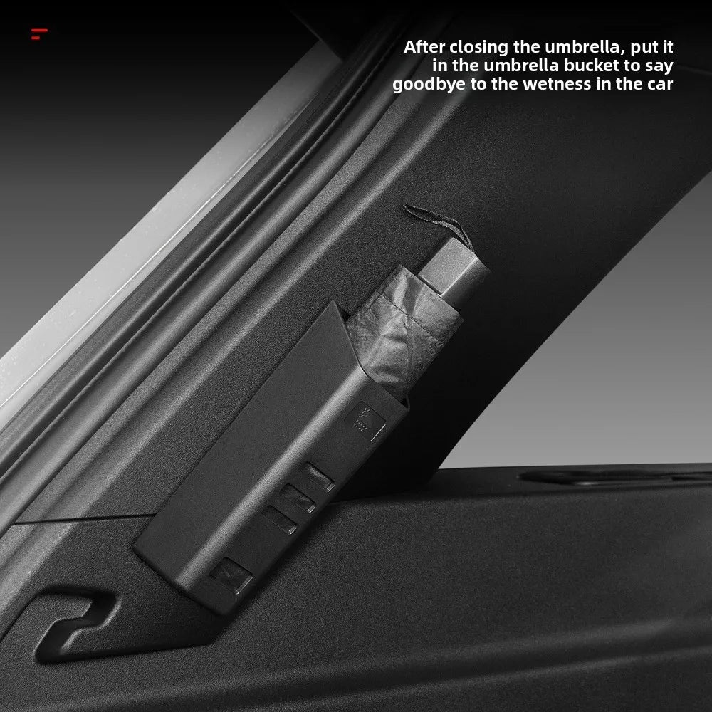 Car Umbrella Holder Waterproof Trunk Storage Box – Universal
