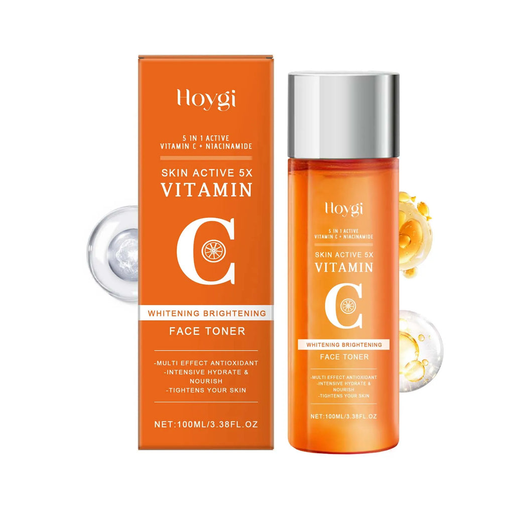 Hoygi Vitamin C Brightening Toner – Hydrating, Pore Minimizing Vitamin C Face Toner Zpaxo 100ml Boxed
