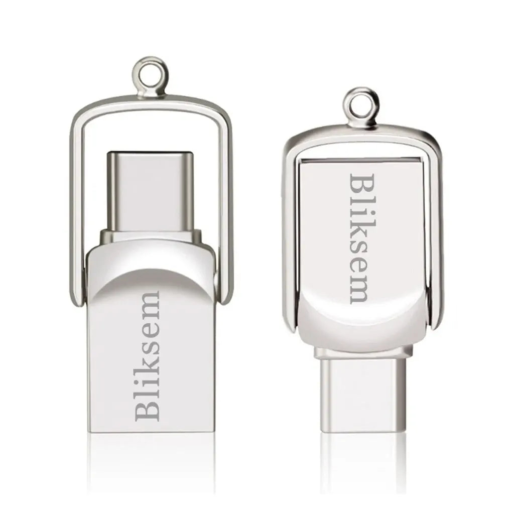 Bliksem 2in1 USB Flash Drive 32GB 64GB 128GB for TYPE-C PC High Speed USB Flash Drive 128GB USB 2.0 TYPE-C 32GB 64GB Pen Drive Zpaxo