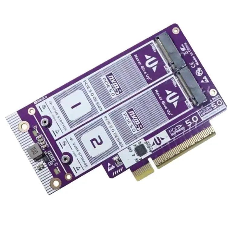 652F PCIe 5 0 M 2 NVMe Adapter Card X16 Coverter Expansion Zpaxo
