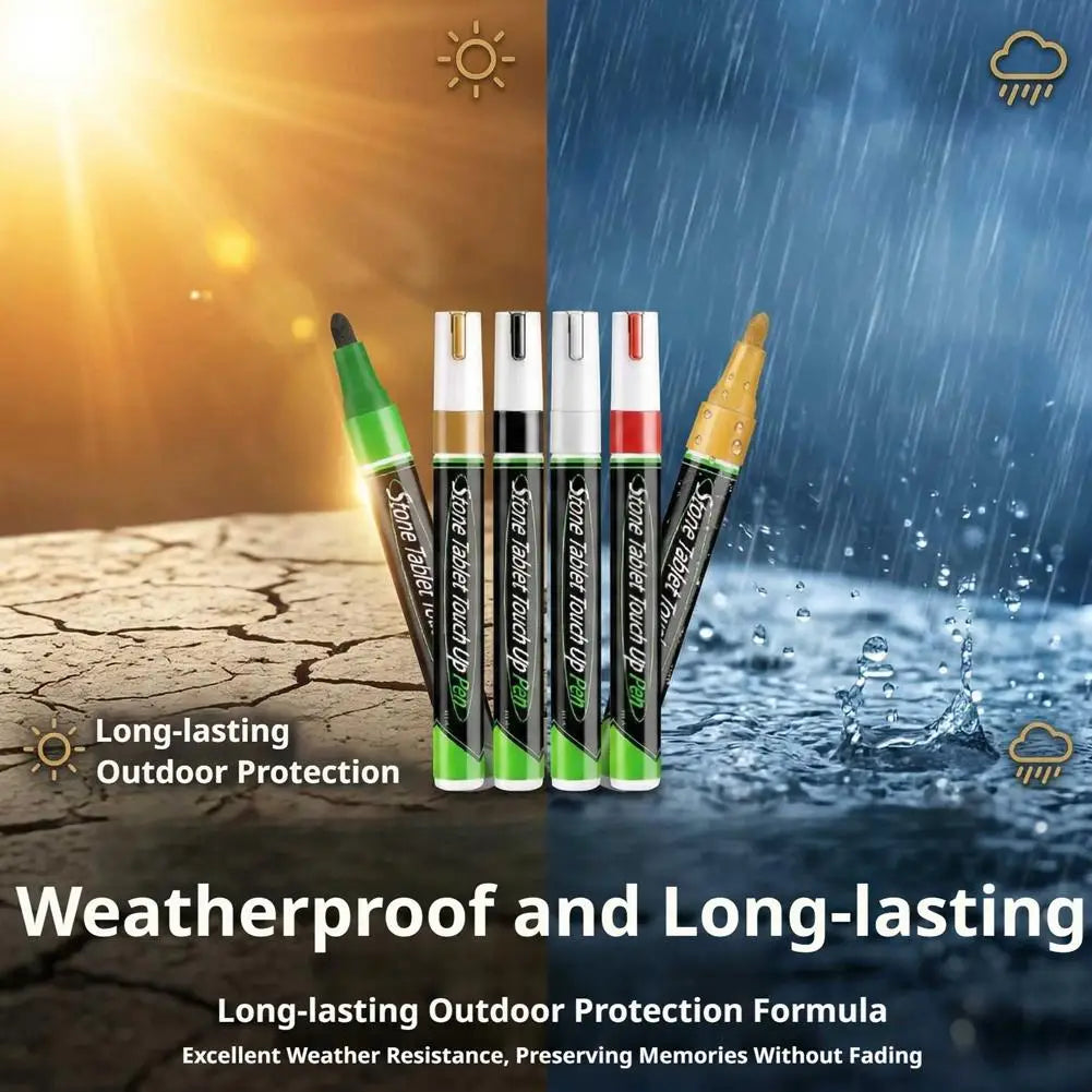 Tombstone Marker Pen Set – Restore Grave Inscriptions (6 Pack) Grave Marker Pen Set Zpaxo