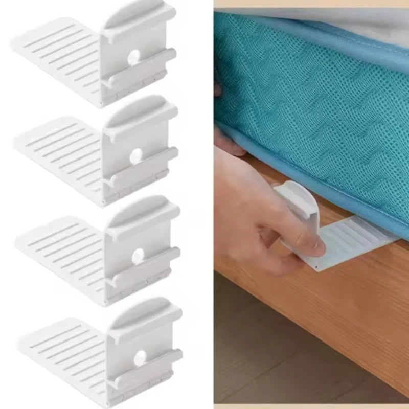 4-Pack Bed Sheet Corner Clips – Non-Slip Sheet Fasteners Sheet Corner Clips Zpaxo
