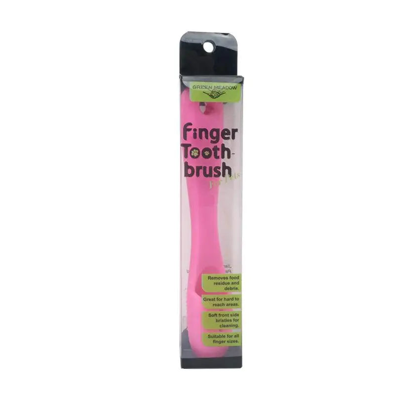 Pet Finger Toothbrush Cats Dogs Soft Tooth Cleaning Reusable Design Zpaxo A2