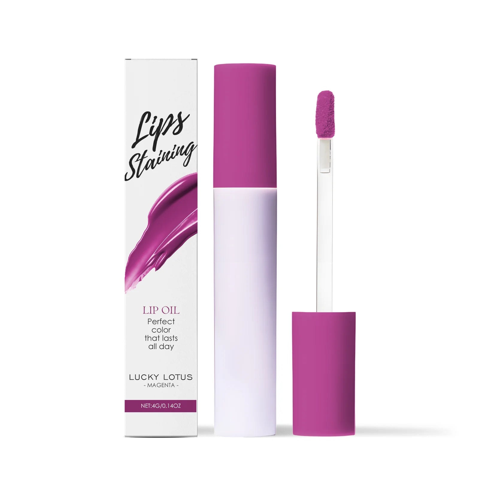 Lips Staining Mirror Lip Oil Gloss Long-Lasting Moisturizing Waterproof Non-stick Cup Makeup Lip Cosmetics Sexy Lips Plumper Zpaxo LUCKY LOTUS