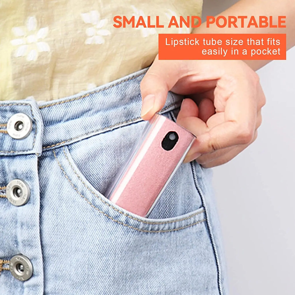 2 in1 Microfiber Screen Cleaner Spray Bottle Mobile Phone Tablet Computer Microfiber Cloth Cleaning Wipes For Apple Watch IPhone Zpaxo