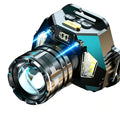 LED Headlamp Motion Sensor & COB – Rechargeable 18650 Head Torch Rechargeable Headlamp Zpaxo Built-in Battery