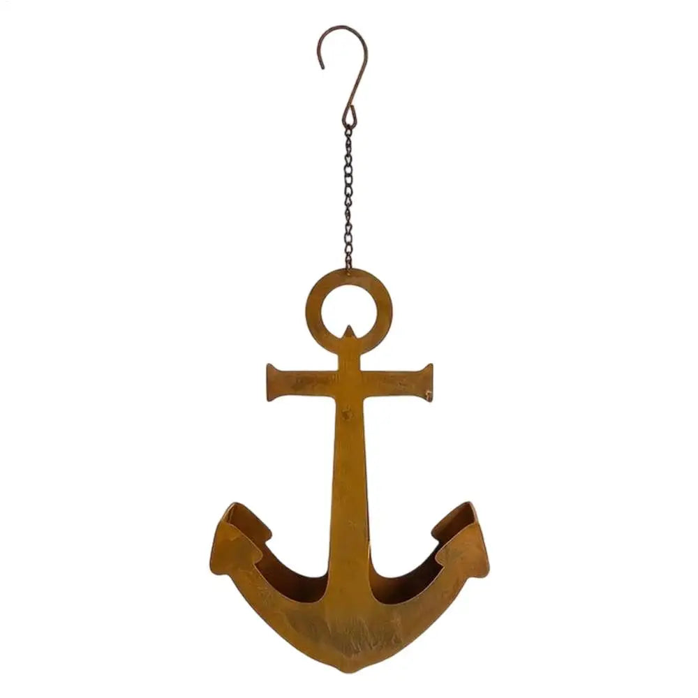 Nautical Planter Metal Retro Flower Container Hangable Pots