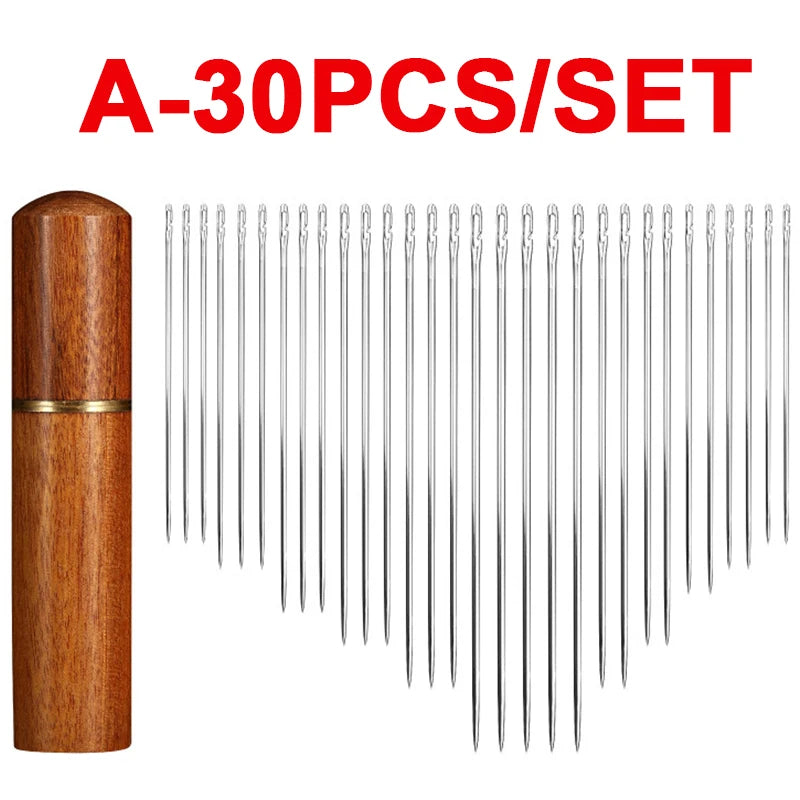 12 Elderly Stainless Steel Quick Auto Threading Tool DIY Handmade Zpaxo A 30pcs set