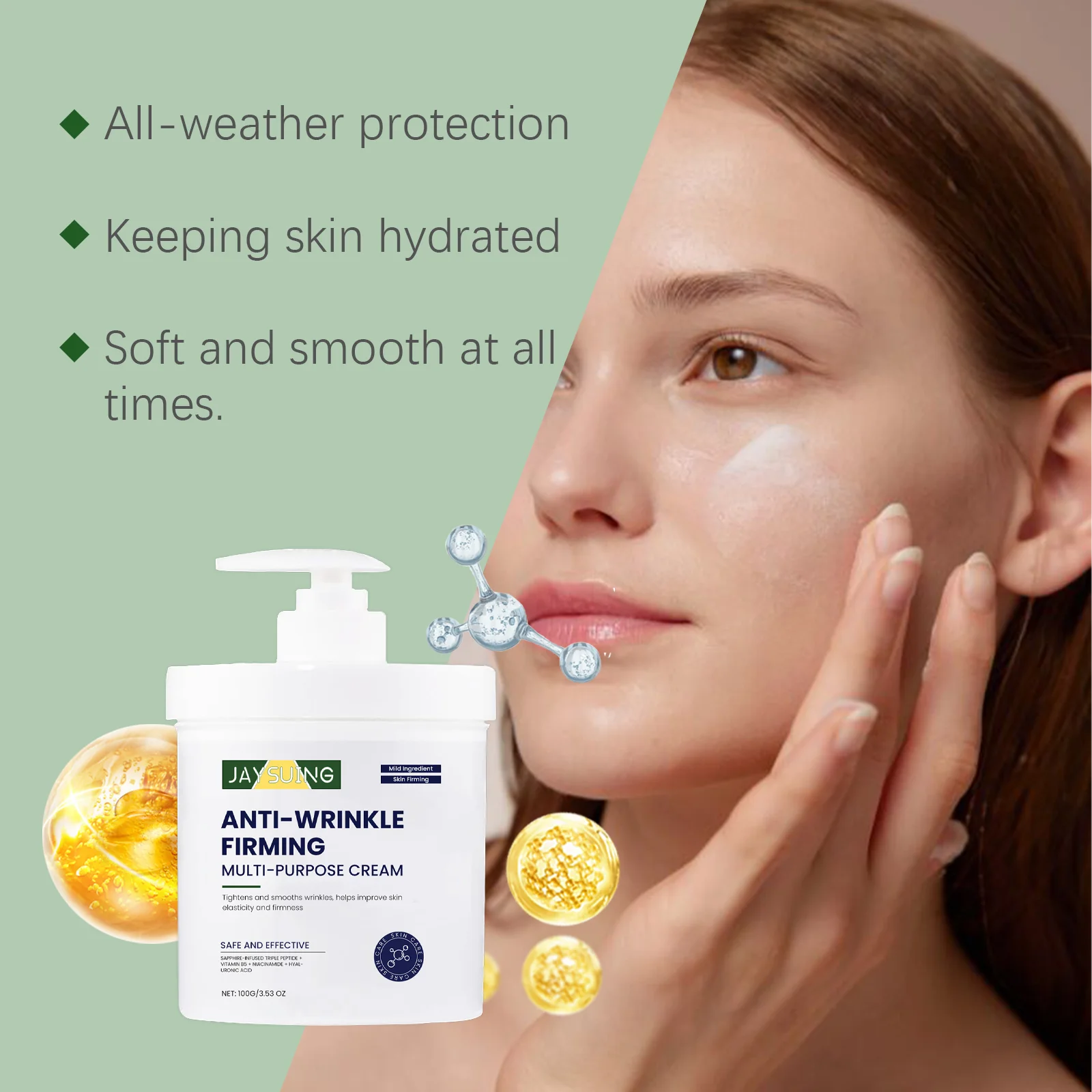 Jaysuing Nicotinamide Brightening Face Cream 100g | Firm & Glow Brightening Face Cream Zpaxo