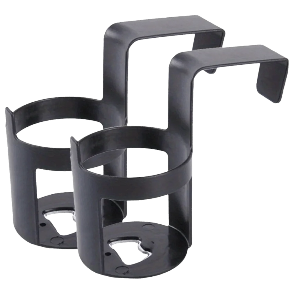 2pcs Black Car Beverage Cup Holder Portable Plastic Water Drink Cup Holder Universal Adjustable Coffee Bottle Holder Zpaxo Black