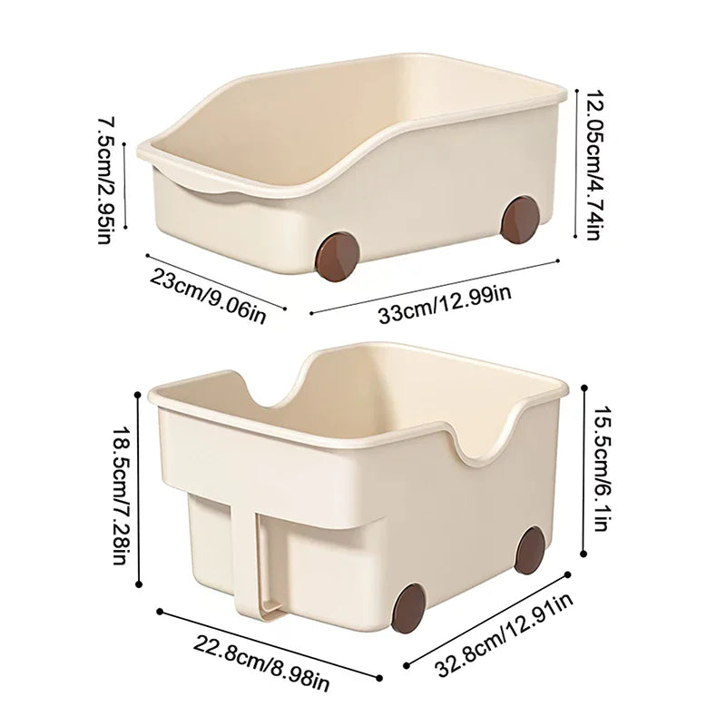Kitchen Closet Organizer Kitchen Sundries Storage Case With Wheels Seasoning Bottle Jar Storage Container Zpaxo