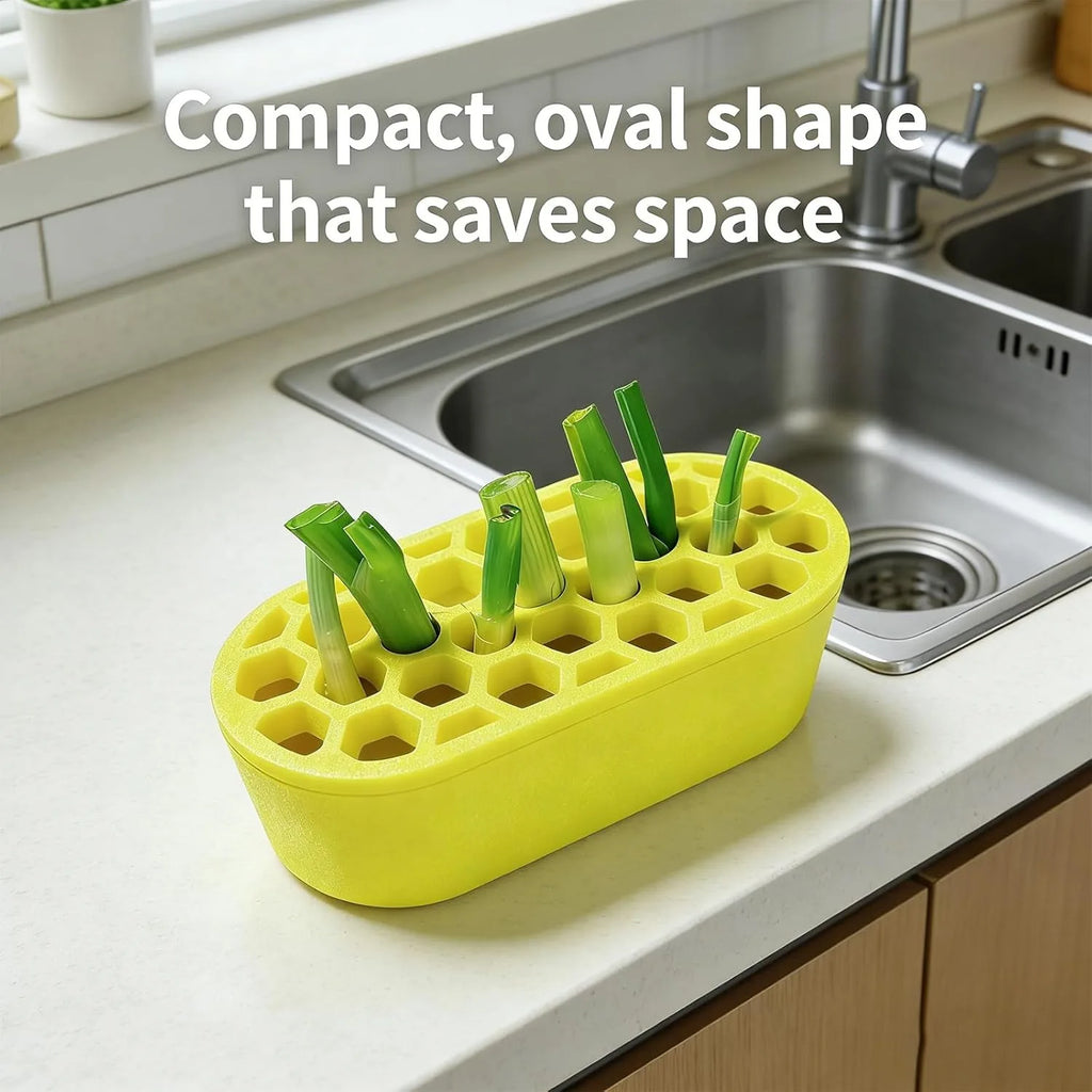 3D Printed Green Onion Regrower Sprouting Hydroponic Scallion Planter