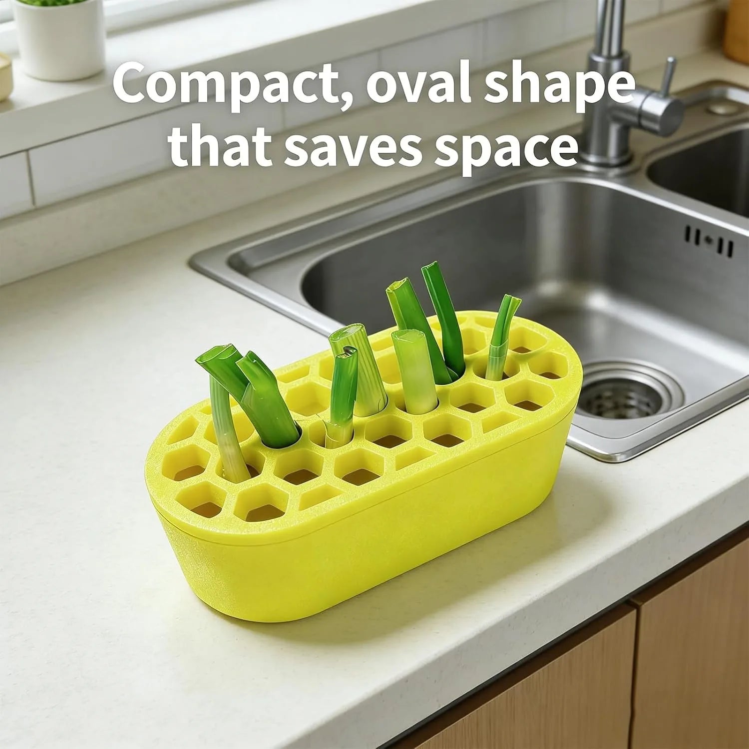 3D Printed Green Onion Regrower Sprouting Hydroponic Scallion Planter