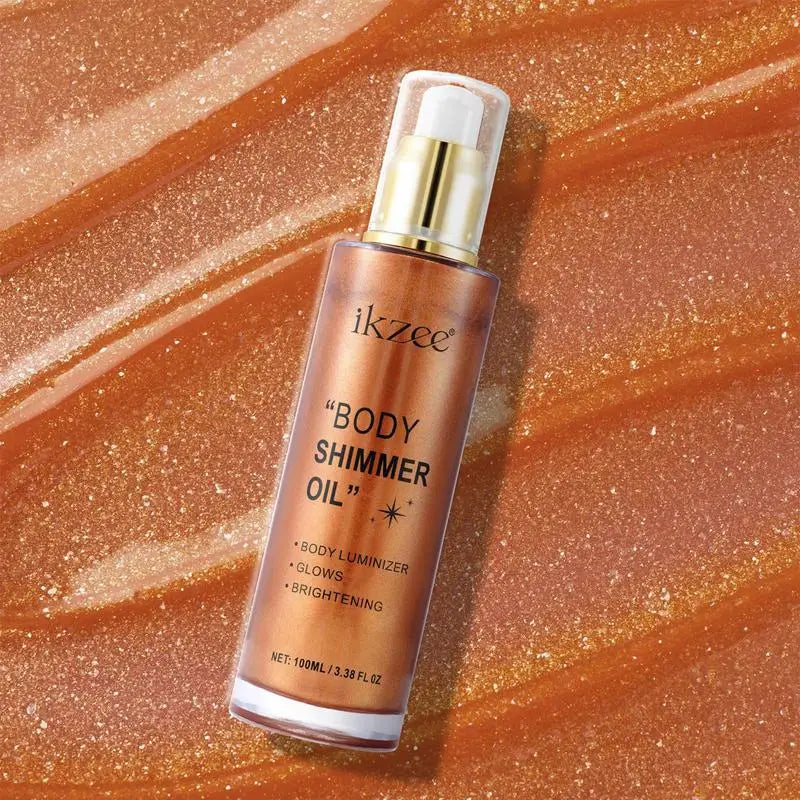 Body Shimmer Oil – Radiant Glow & Highlighter Lotion Body Shimmer Highlighter Zpaxo