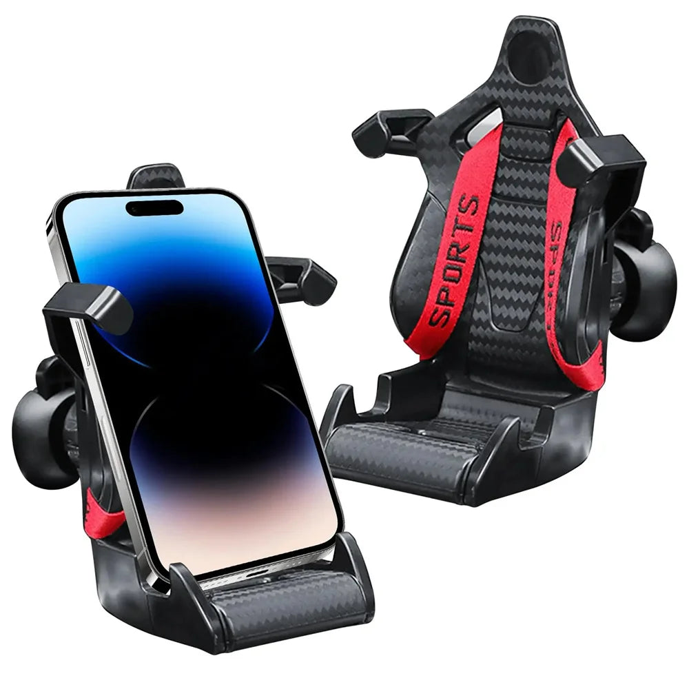 360° Car Vent Phone Holder – Anti-Slip Locking Mount Bracket Car Phone Mount Zpaxo B