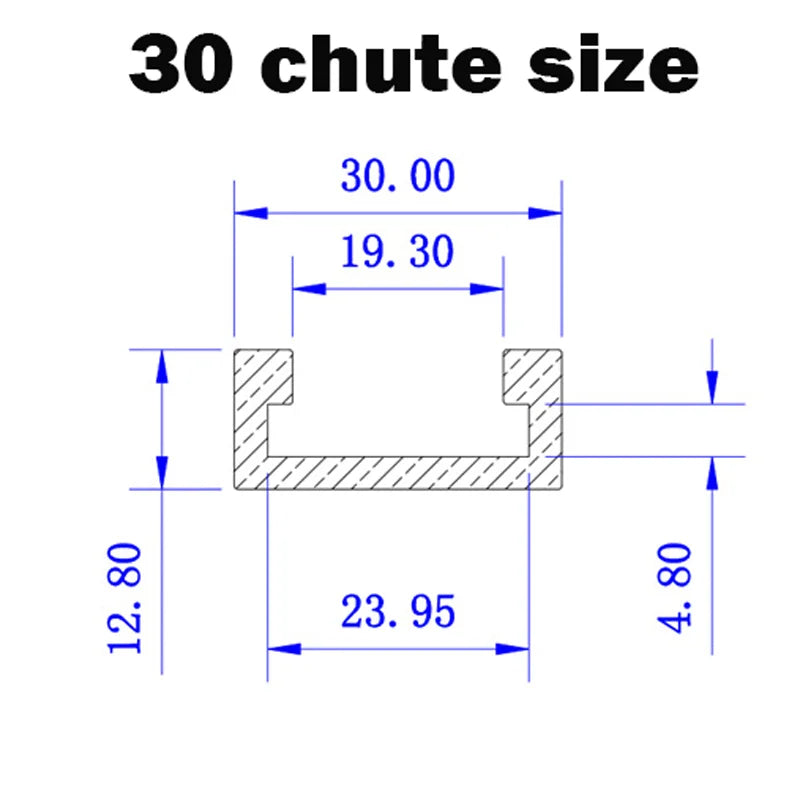 600 Woodworking T Track Long Aluminium Alloy Slot Miter Tracks Jig Zpaxo