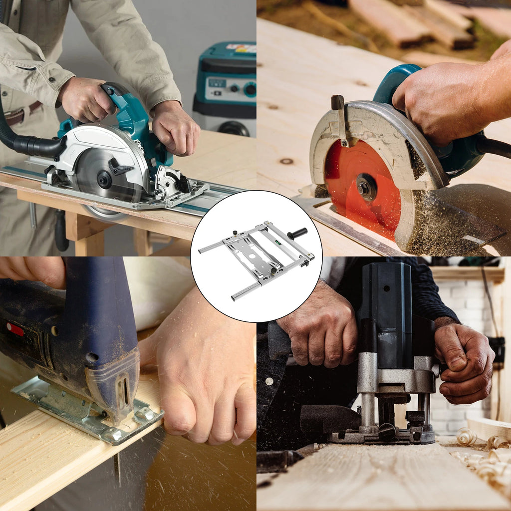 Cutting Machine Edge Guide Positioner Stainless Steel Multifunctional Cutting Machine Safety Woodworking Table Saw Circular Saw Zpaxo