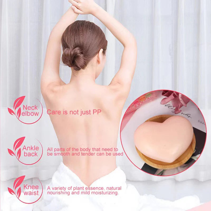 Peach Shaped Soap Intimate Skin Exfoliating Bar Moisturizing Feminine Care Smooth Tender Skin Daily Cleaning Care Products Zpaxo