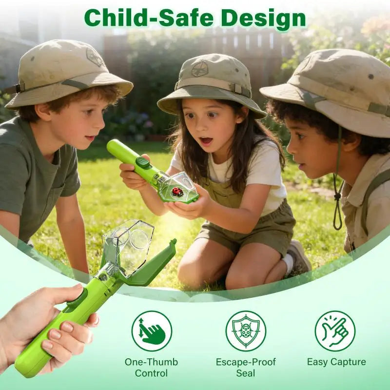 Kids Bug Catcher Magnifying Viewer Box – Science Toy Ages 6-12
