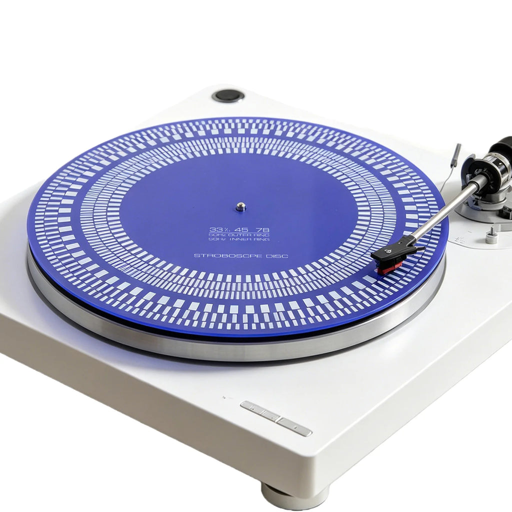 Turntable Strobe Disc X Calibration Double Sided 33 45 78 RPM Record