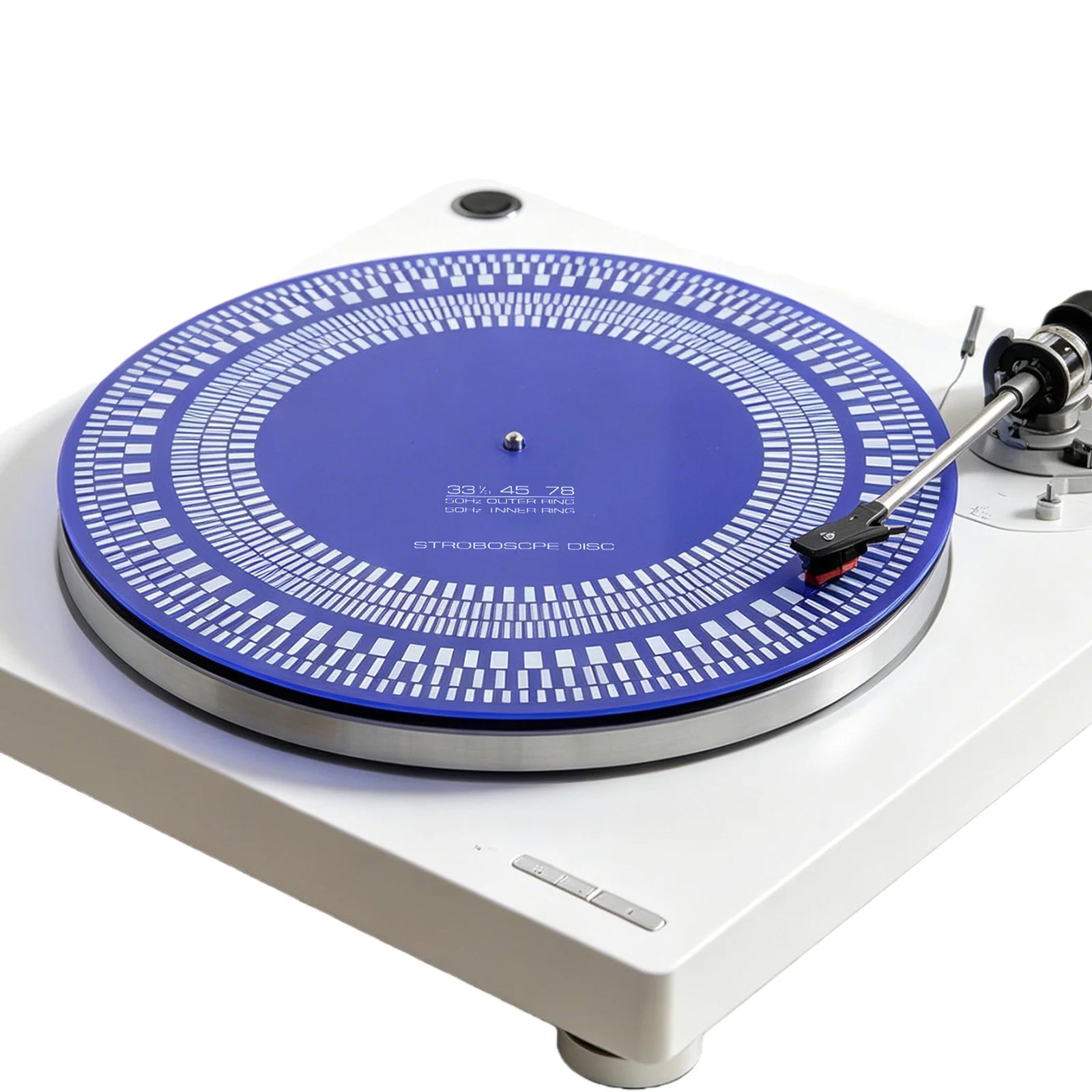 Turntable Strobe Disc X Calibration Double Sided 33 45 78 RPM Record