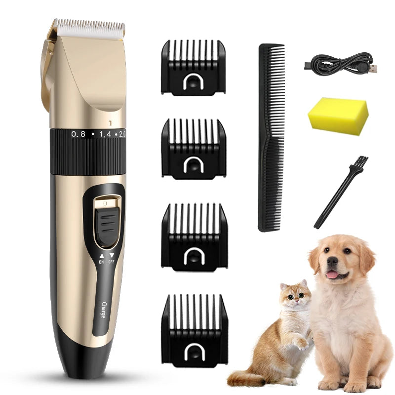 Dog Hair Clippers Electrical Pet Clipper Grooming Trimmer Cat Rabbit Zpaxo