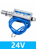 1PCS JF-0530B DC 6V 12V 24V Push&Pull type JF-0530B Open Frame Electromagnet keepping Force 5N travel 10mm Linear Solenoid Zpaxo 24V