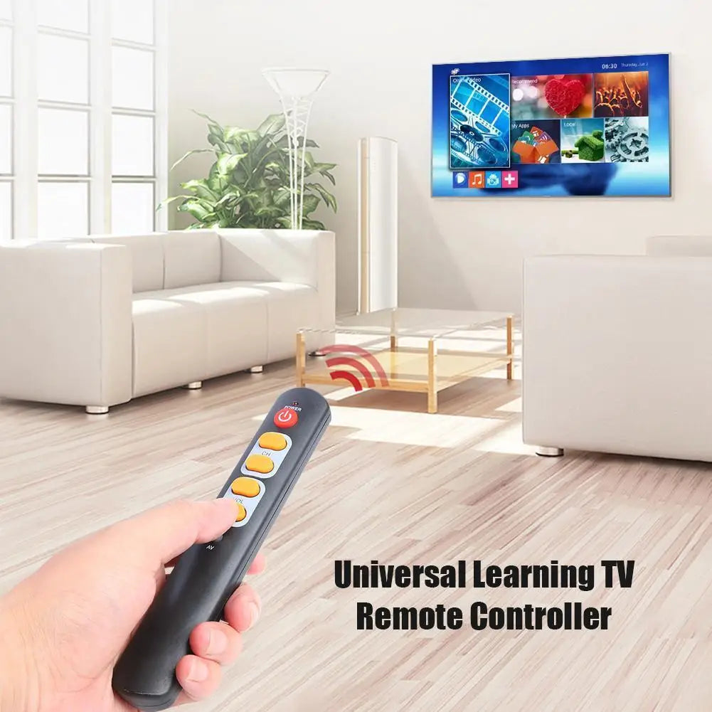 1/2pcs Copy IR Remote for Smart TV Box STB DVD DVB VCR Universal 6 Big Button Learning Remote Control Electronic Smart Home Acce Zpaxo