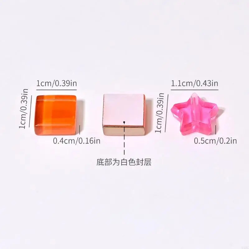 Inlaid Pattern Glass Tiles Outdoor DIY Ceramic Craft Supplies