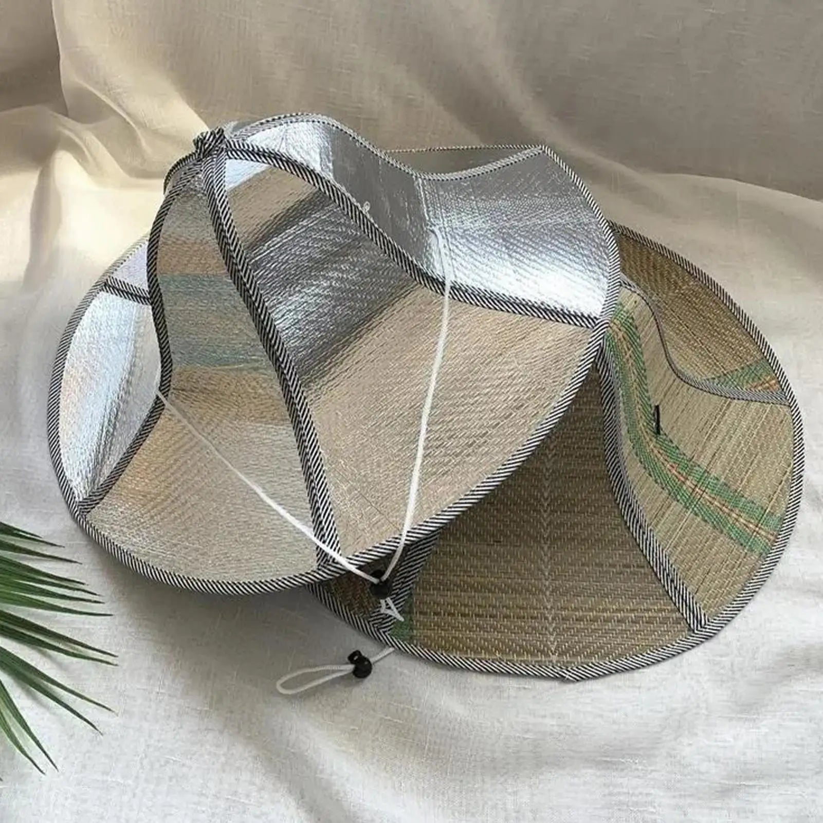 Foldable Wide Brim Straw Sun Hat – Unisex Beach & Outdoor Wide Brim Sun Hat Zpaxo