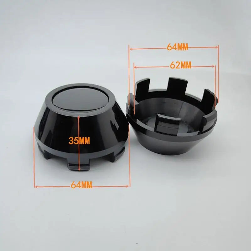 4-Pack 64mm Wheel Center Caps for Nissan & Mazda Rim Hubcaps