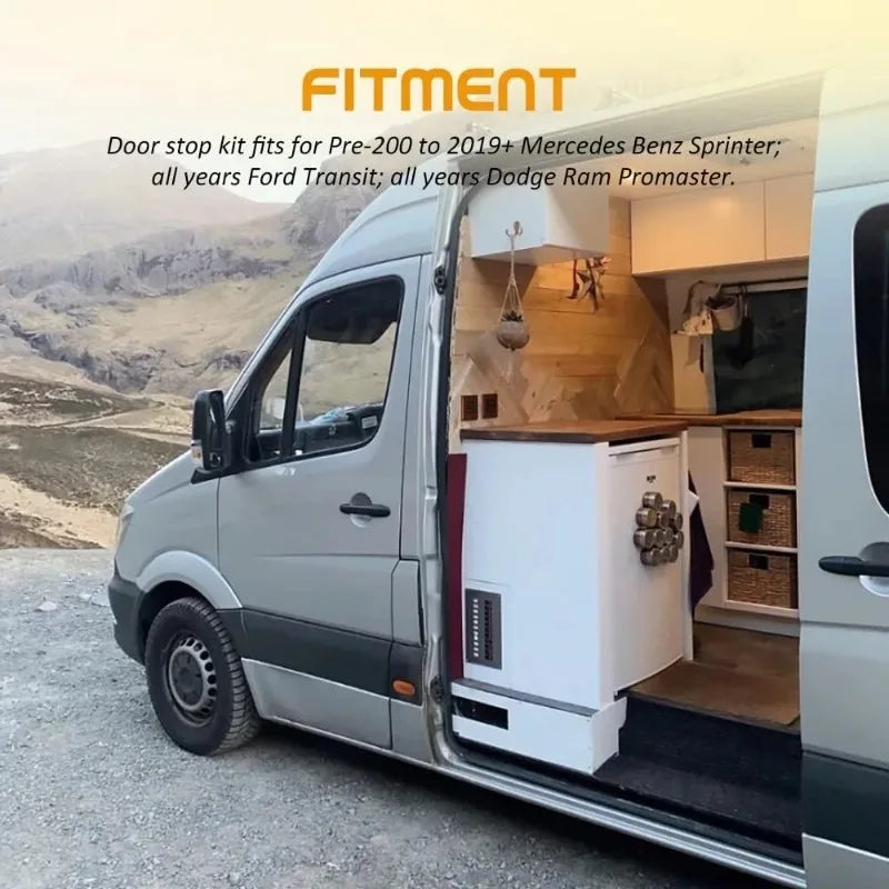 Heavy Duty Aluminium Sliding Door Stop – Sprinter Transit Ducato