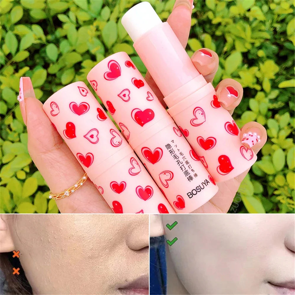 Makeup Base Face Primer Stick Invisible Pore Light Oil-control Finish No Creases Not Cakey Concealer Primer Stick Matte Cosmetic Zpaxo