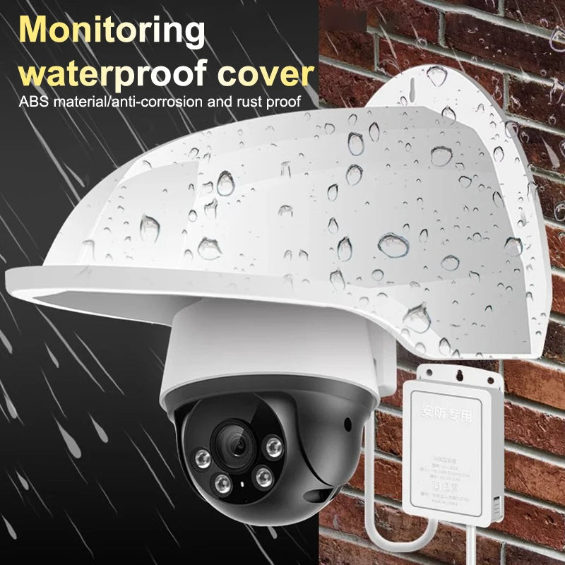 Security Camera Sun Rain Cover Outdoor Protective Covers Shield Wall