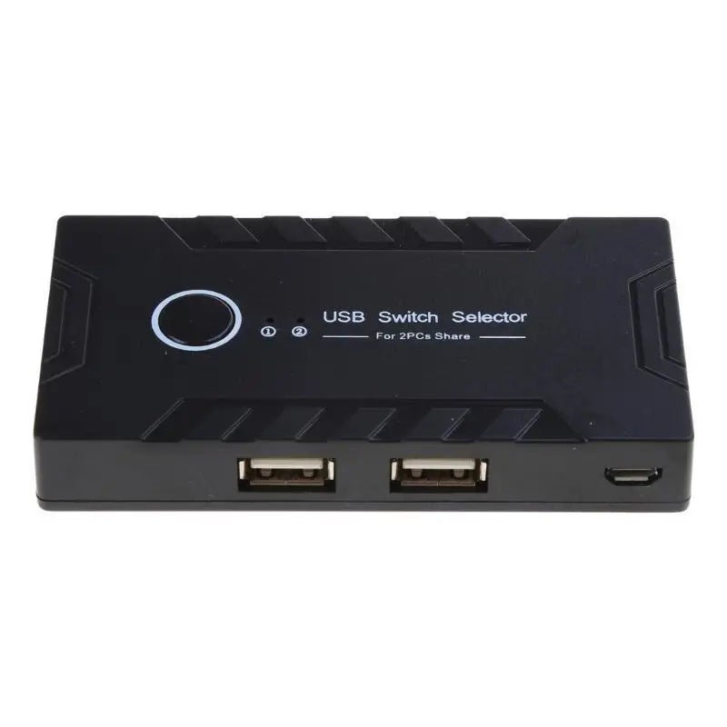 652F Printer Sharing Hub Usb2.0 Switcher Device KVM Switch Selector Dock with 2Cables Zpaxo