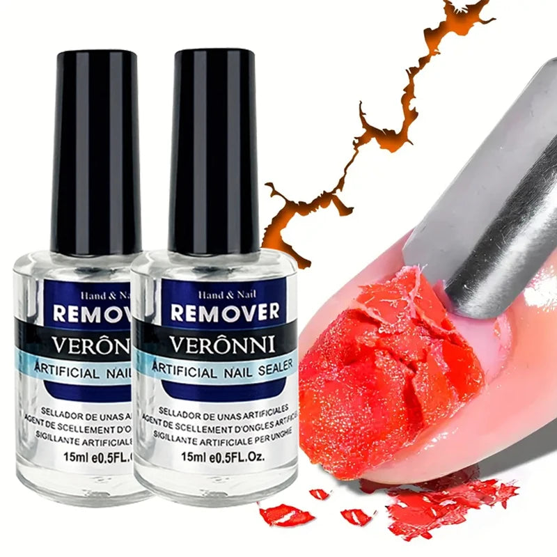 15ml Soak-Off Quick Nail Glue Remover,Easy Application Nail Gel Remover Nail Polish Remover For Gel Nails Polish Nail Art Gel Zpaxo