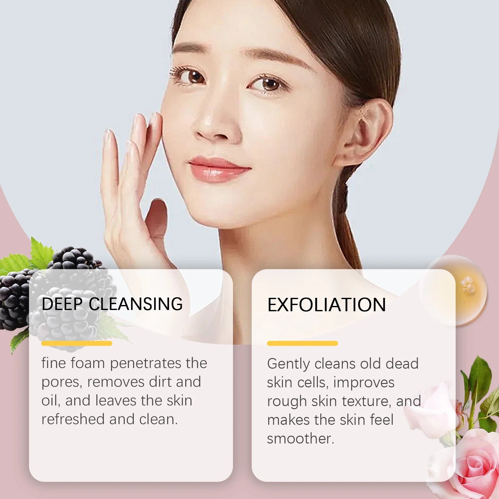 EELHOE Rice Water Cleansing Mousse – Oil Control Face Wash Foaming Face Wash Zpaxo