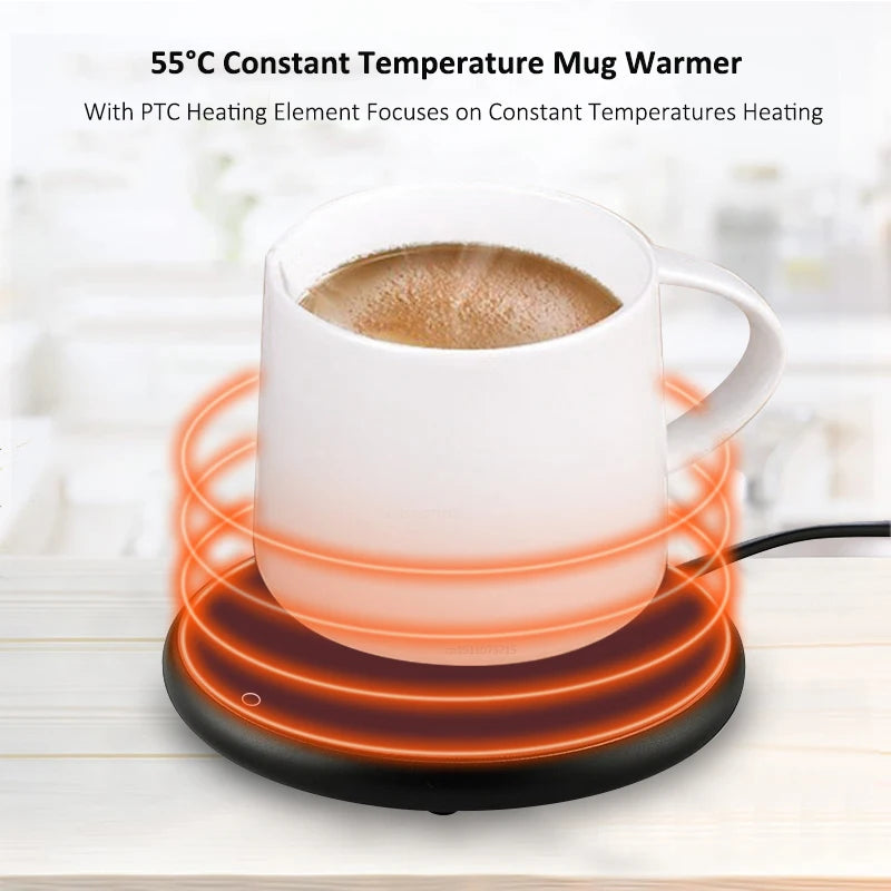 Mug Warmer USB Coffee Cup Heater Electic Milk Tea Thermostatic