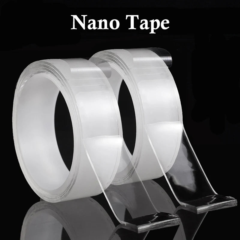 1-5m Nano Double Sided Sticker Reusable Traceless Transparent Self