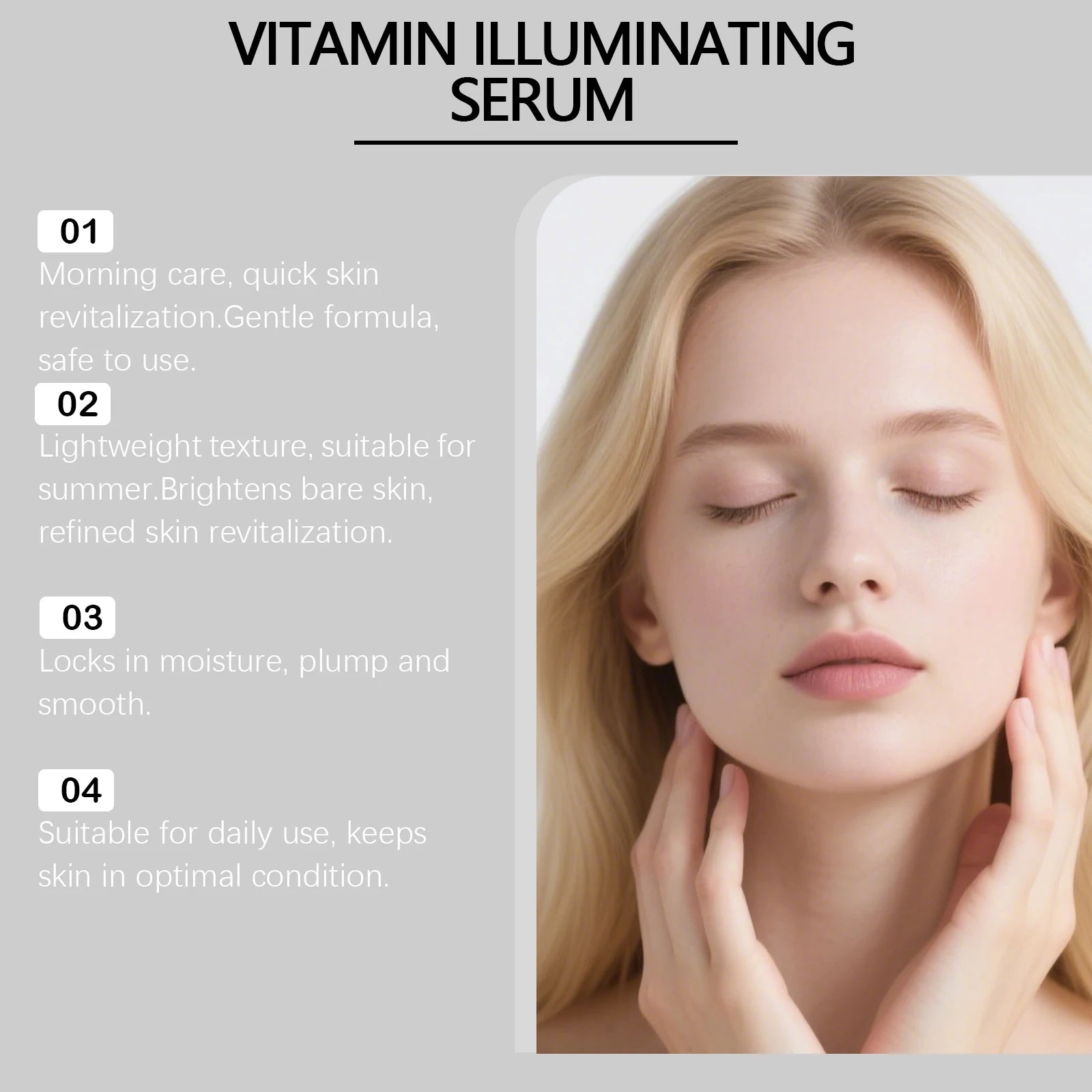 EELHOE Vitamin C Brightening Serum – Hydrating & Even Tone Vitamin C Face Serum Zpaxo
