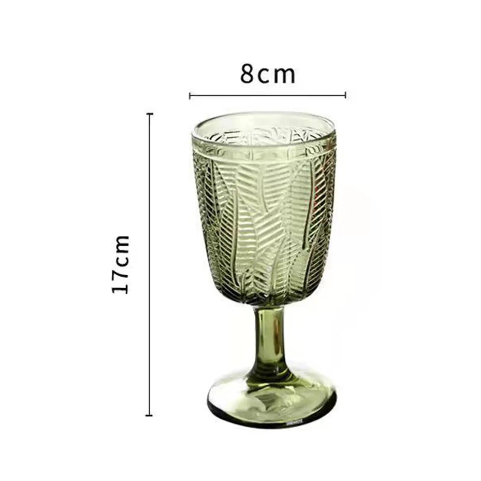 Embossment Texture Glass Goblet Liqueur Cup Home Anniversary Zpaxo