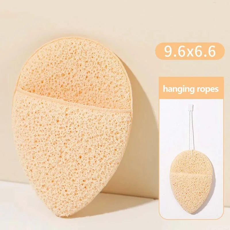 Face Wash Cleansing Puff Soft Cosmetic Sponge Deep Facial Mask Makeup Zpaxo Orange